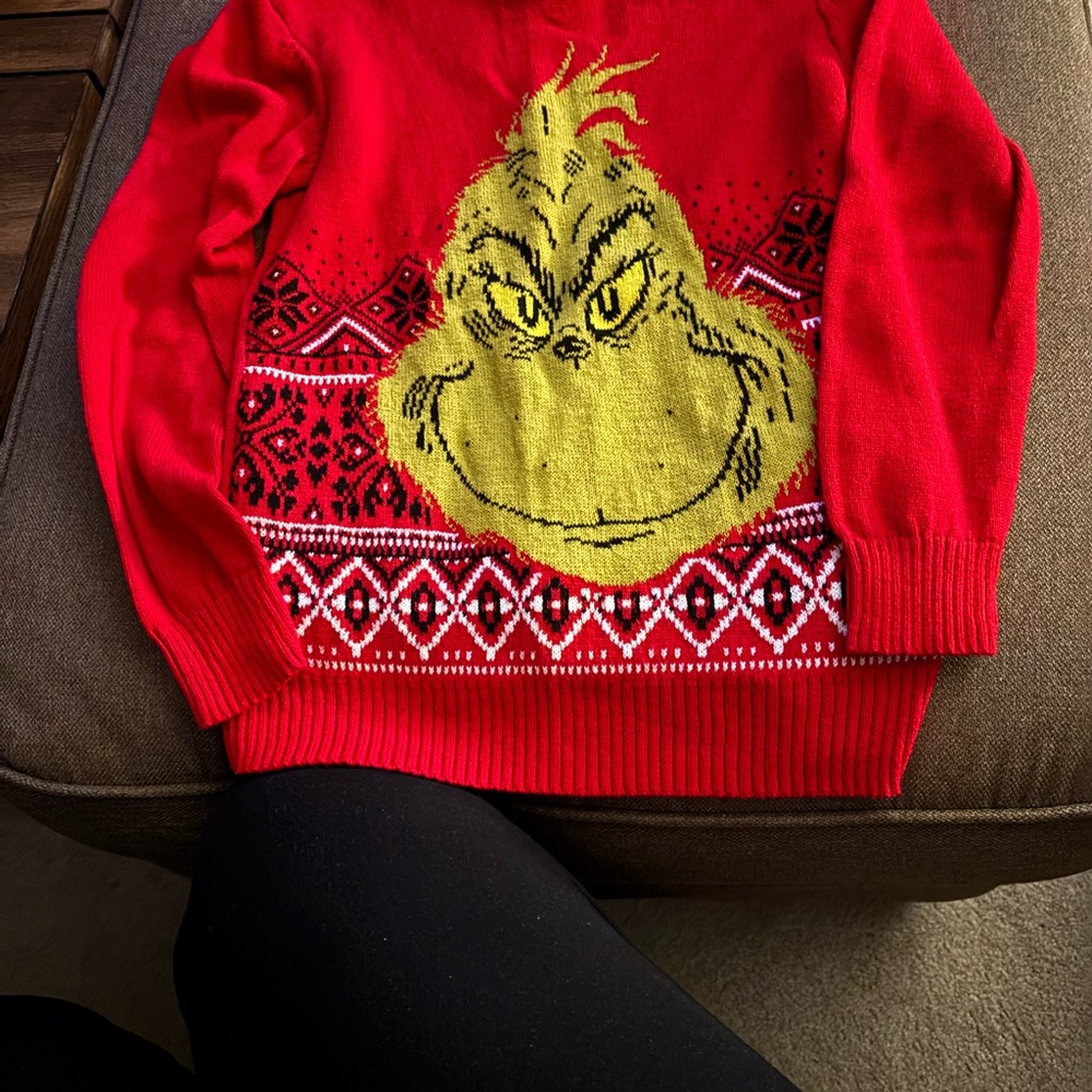 Red Grinch Sweater